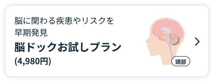 脳ドックお試しプラン